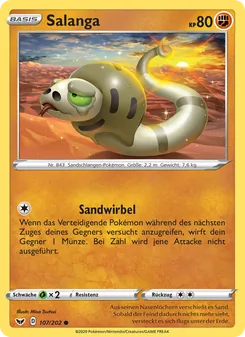 Salanga, Karte 107 aus Schwert & Schild