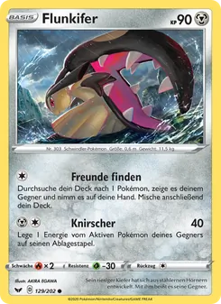 Flunkifer, Karte 129 aus Schwert & Schild