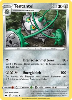 Tentantel, Karte 131 aus Schwert & Schild