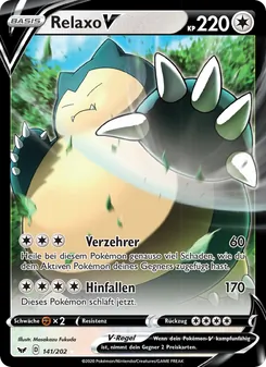 Relaxo V, Karte 141 aus Schwert & Schild