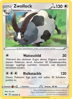 Zwollock, Karte 154 aus Schwert & Schild