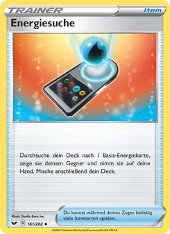Energiesuche, Karte 161 aus Schwert & Schild
