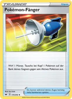 Pokémon-Fänger, Karte 175 aus Schwert & Schild
