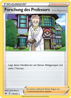 Forschung des Professors, Karte 178 aus Schwert & Schild