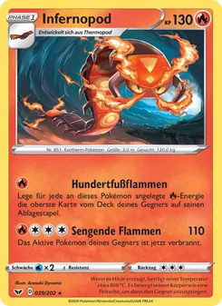 Infernopod, Karte 39 aus Schwert & Schild