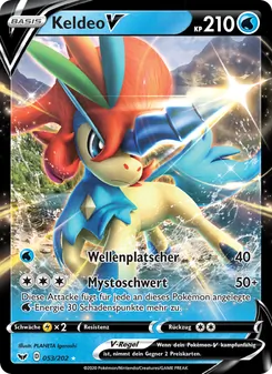 Keldeo V, Karte 53 aus Schwert & Schild
