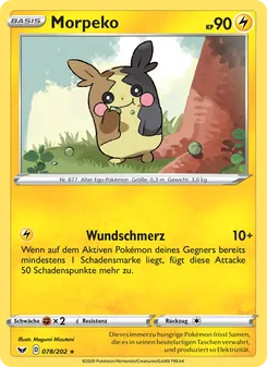 Morpeko, Karte 78 aus Schwert & Schild