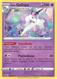 Galar-Gallopa, Karte 82 aus Schwert & Schild