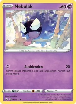 Nebulak, Karte 83 aus Schwert & Schild