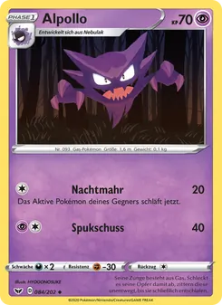 Alpollo, Karte 84 aus Schwert & Schild