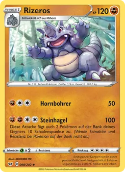 Rizeros, Karte 98 aus Schwert & Schild
