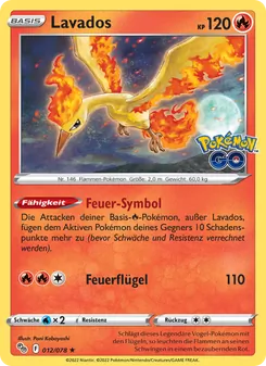 Lavados, Karte 012 aus Pokémon GO
