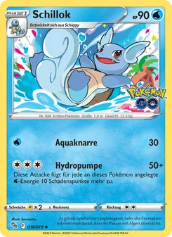 Schillok, Karte 016 aus Pokémon GO