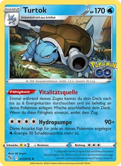 Turtok, Karte 017 aus Pokémon GO