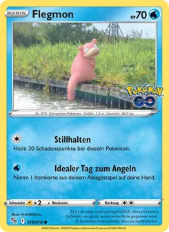 Flegmon, Karte 019 aus Pokémon GO