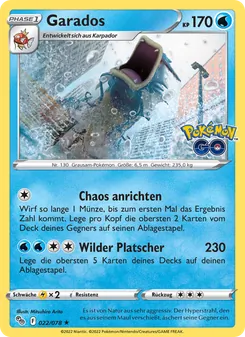 Garados, Karte 022 aus Pokémon GO