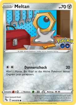 Meltan, Karte 045 aus Pokémon GO