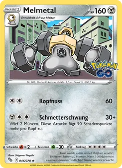Melmetal, Karte 046 aus Pokémon GO