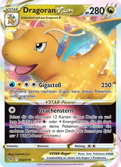 Dragoran VSTAR, Karte 050 aus Pokémon GO