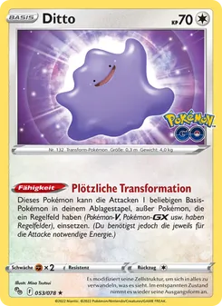 Ditto, Karte 053 aus Pokémon GO