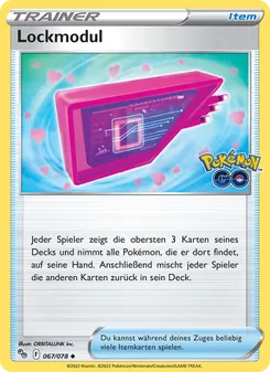 Lockmodul, Karte 067 aus Pokémon GO