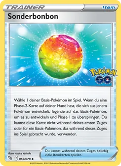 Sonderbonbon, Karte 069 aus Pokémon GO