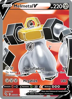 Melmetal V, Karte 075 aus Pokémon GO