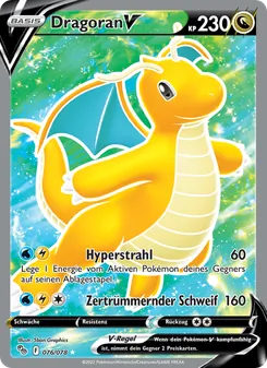 Dragoran V, Karte 076 aus Pokémon GO