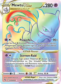 Mewtu VSTAR, Karte 079 aus Pokémon GO