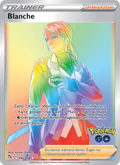 Blanche, Karte 082 aus Pokémon GO