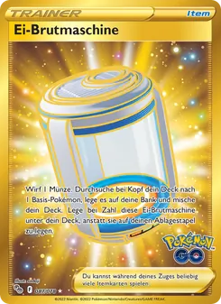 Ei-Brutmaschine, Karte 087 aus Pokémon GO