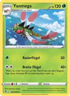 Yanmega, Karte 007 aus Astralglanz