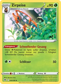 Zirpeise, Karte 010 aus Astralglanz