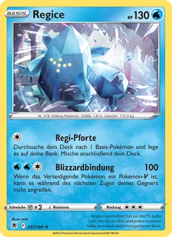 Regice, Karte 037 aus Astralglanz