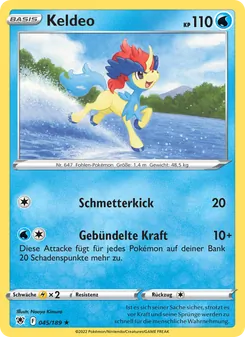 Keldeo, Karte 045 aus Astralglanz