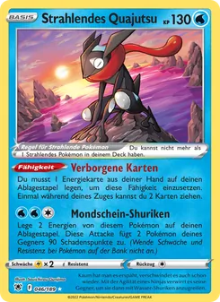 Strahlendes Quajutsu, Karte 046 aus Astralglanz