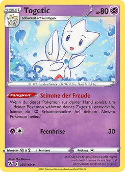 Togetic, Karte 056 aus Astralglanz