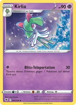 Kirlia, Karte 061 aus Astralglanz