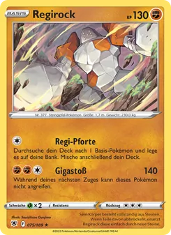 Regirock, Karte 075 aus Astralglanz