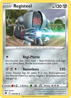 Registeel, Karte 108 aus Astralglanz