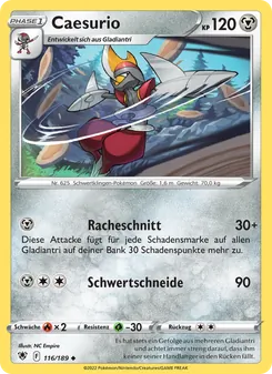 Caesurio, Karte 116 aus Astralglanz