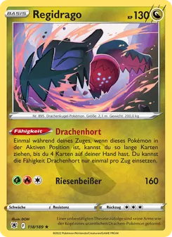Regidrago, Karte 118 aus Astralglanz