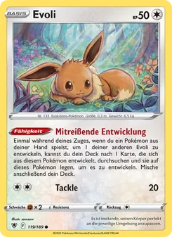 Evoli, Karte 119 aus Astralglanz