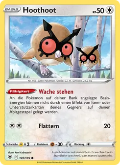 Hoothoot, Karte 120 aus Astralglanz