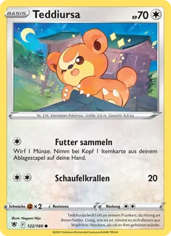 Teddiursa, Karte 122 aus Astralglanz