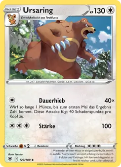 Ursaring, Karte 123 aus Astralglanz