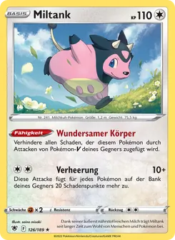 Miltank, Karte 126 aus Astralglanz