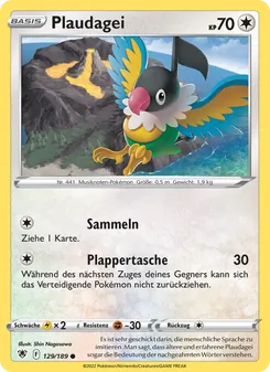 Plaudagei, Karte 129 aus Astralglanz