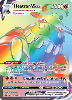 Heatran VMAX, Karte 191 aus Astralglanz
