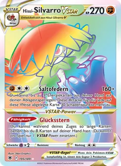 Hisui-Silvarro VSTAR, Karte 195 aus Astralglanz